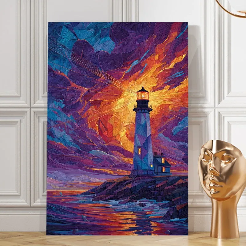 Coastal Calm Lighthouse Canvas Wall Art media 7