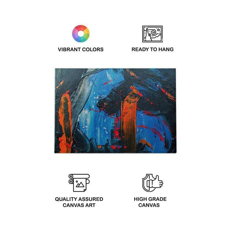 Luxury Abstract Canvas Painting - Gallery Wrap media 4