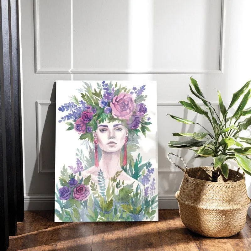 Feminine Spring Canvas Wall Painting media 3