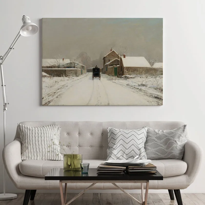 Winter Village Wood Wall Art media 3