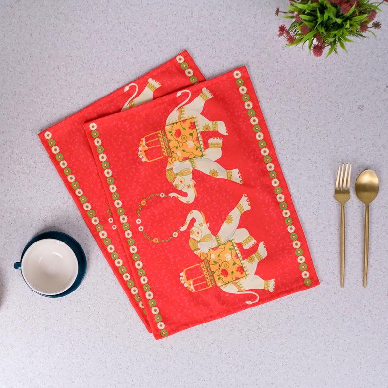 Tusker Parade Table Runner - Set Of Two