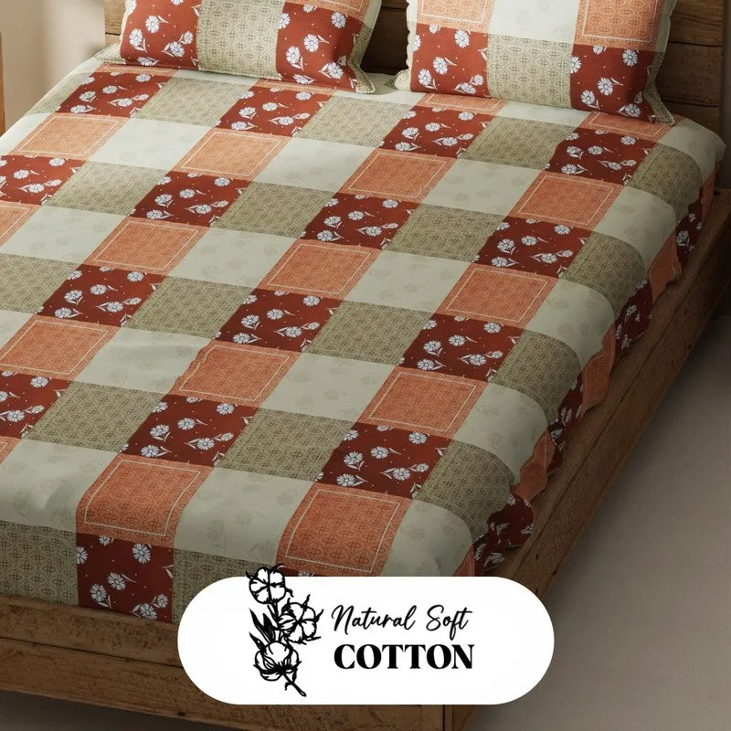 Norvik Bedsheet (Beige) - 115 GSM media 5