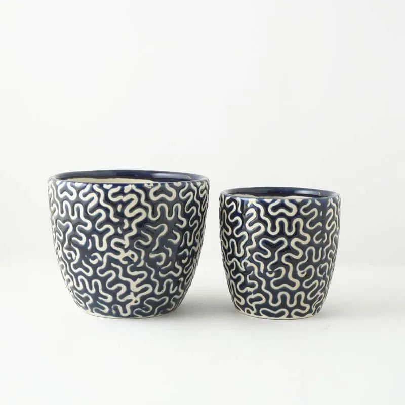 Magic Maze Planter (Blue) - Set Of Two media 4