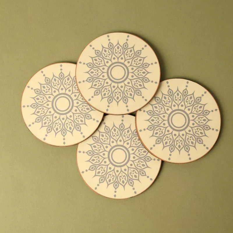 Ambala Floral Coster - Set Of Four media 3