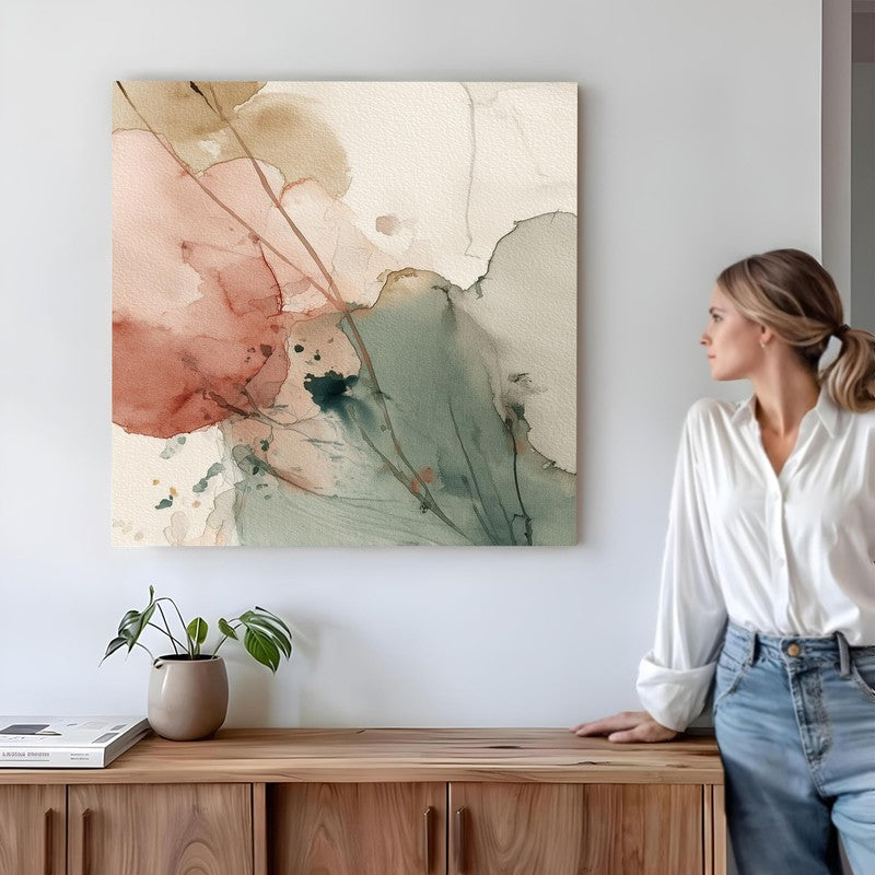 Fluid Aura Canvas Wall Art media 4