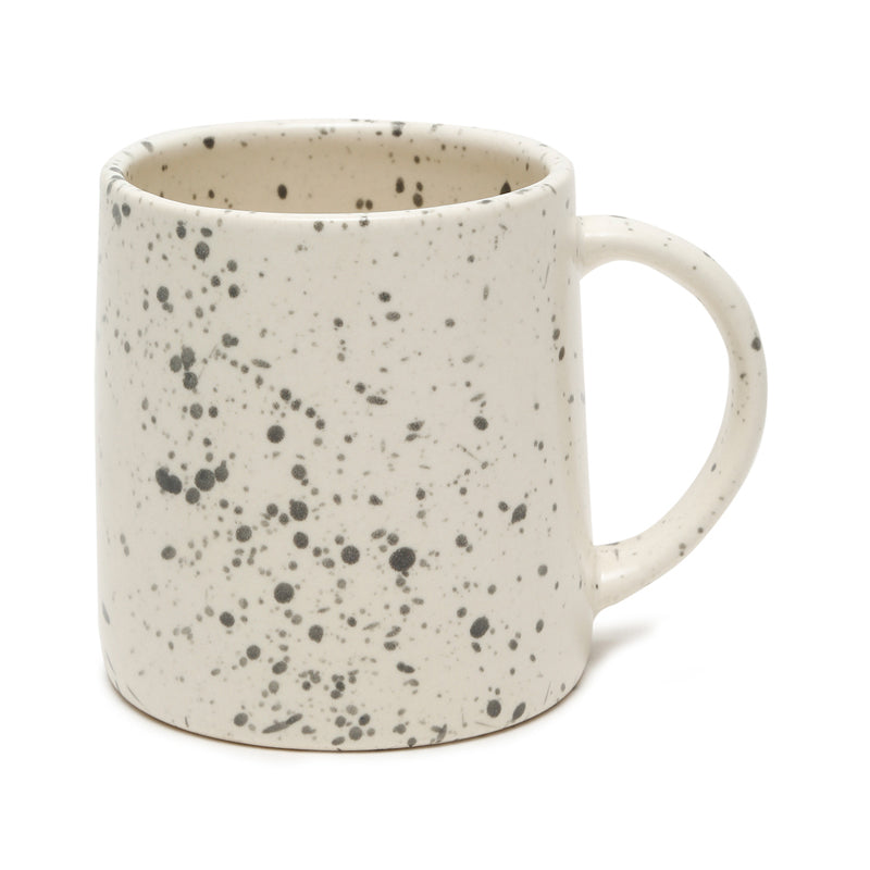 Splash Ceramic Coffee Mug (300 mL Each,White) - Set Of Six media 5