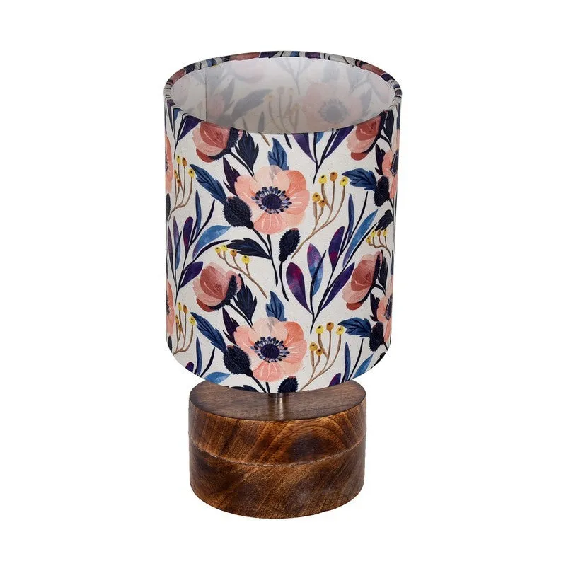 GlowLoom Designer Wooden Table Lamp - Multicolor media 4