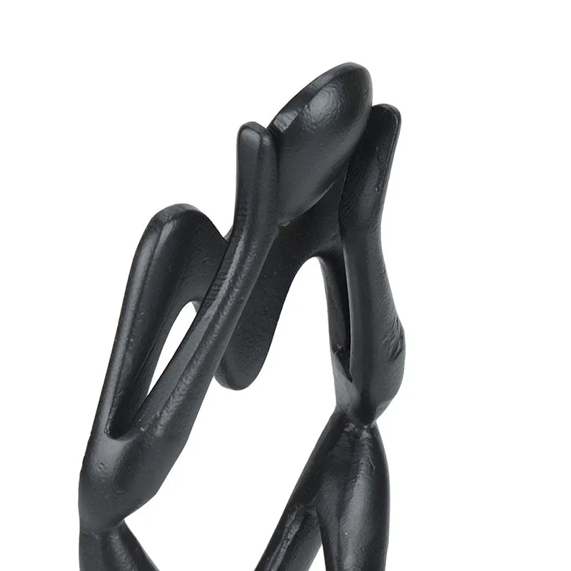 Echo Of Silence Aluminium Showpiece - Black media 4