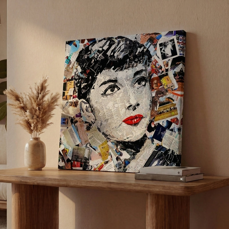 Audrey Glam Canvas Wall Painting