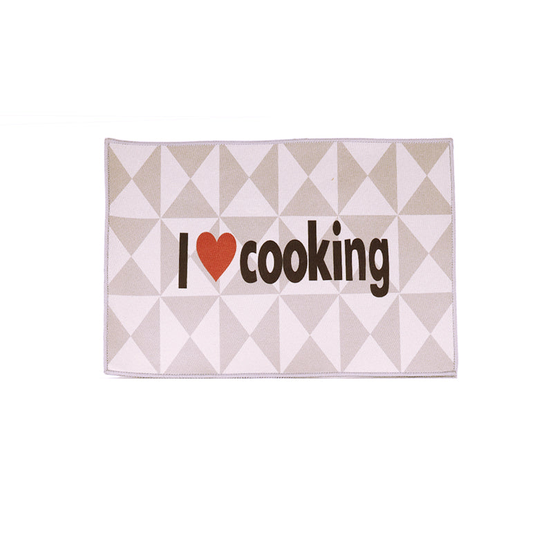 I Love Cooking Kitchen Nylon Runner Rug - Set Of Two image 6