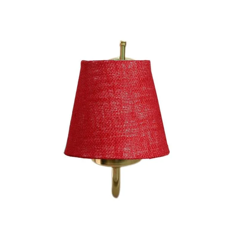 Galora Gale Fabric & Metal Wall Lamp - Red media 4