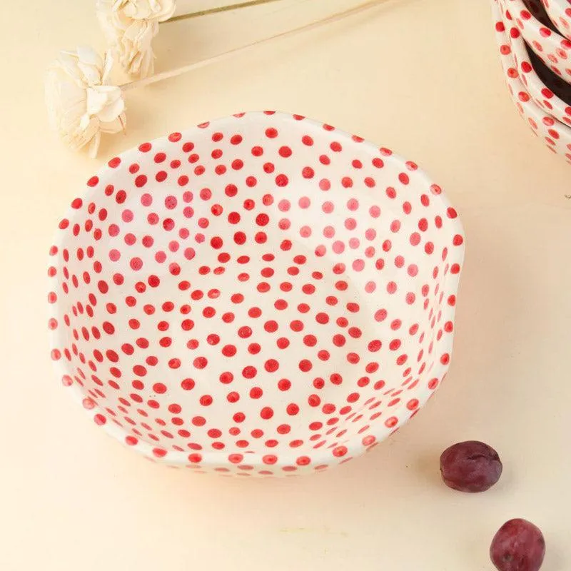 Polka Stroke Serving Bowl (500 ML) - Set of Six media 3