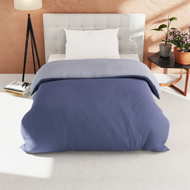 Mortimer Reversible Solid Comforter (Purple) - 150 GSM media 3