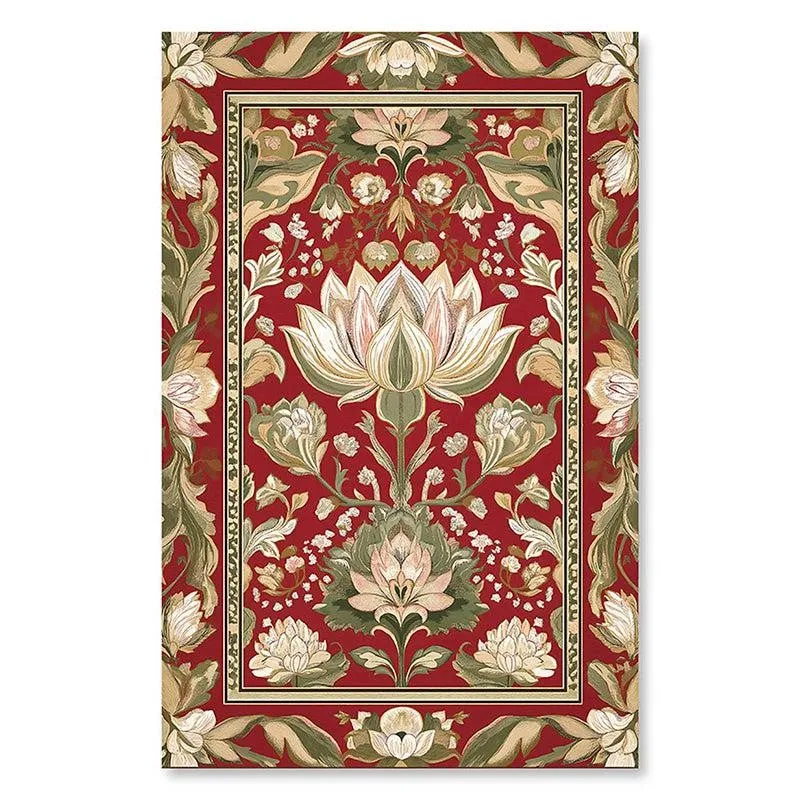 Sitaron ki Phool Canvas Traditional Wall Art media 4