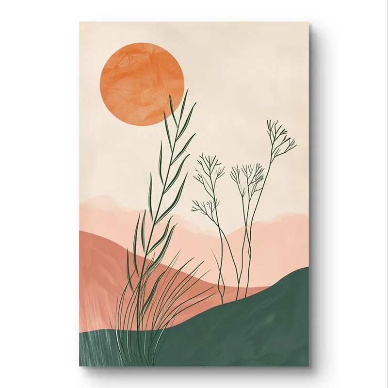 Wispy Meadow Wall Painting media 4