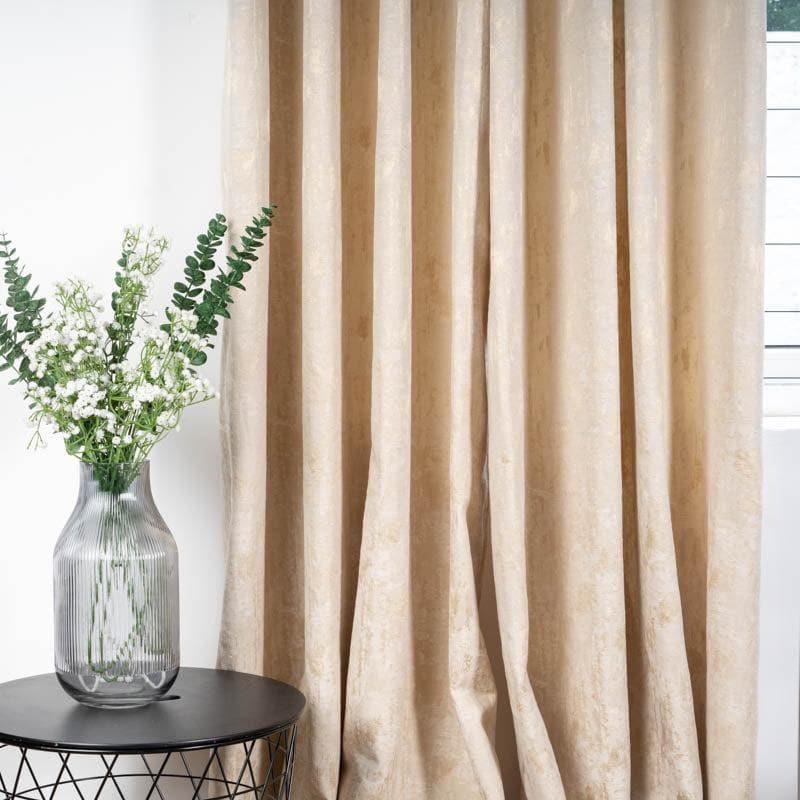 Aviothic Jacquard Single Curtain (Beige) media 3