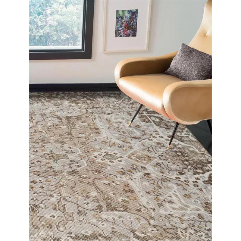 Aziza Ethnic Polyester Carpet - Grey media 7