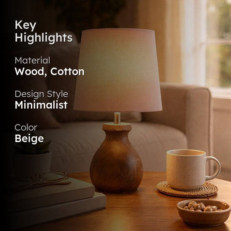 MonoEcho Wooden Table Lamp media 2