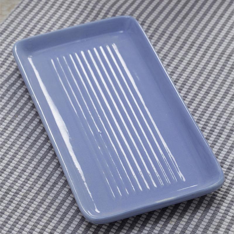 Vantera Purple Ceramic Mug And Tray (220 mL Each) - Three Piece Set media 3