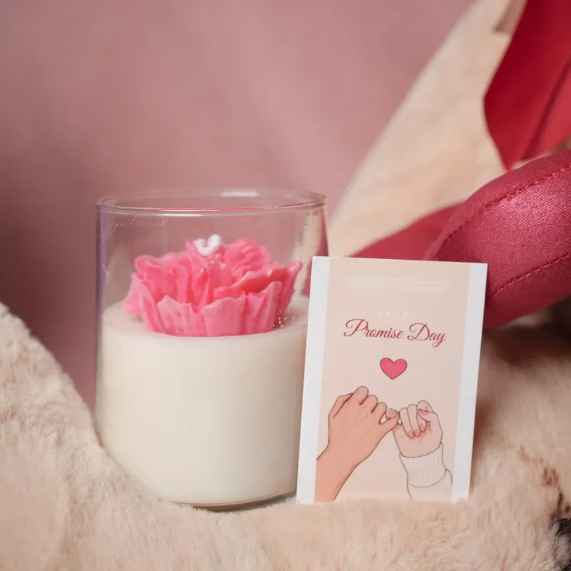 RoseAura Scented Candle Set - Pink media 5