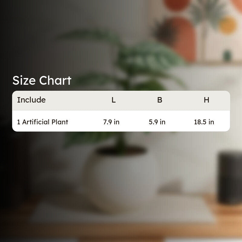 TerraLeaf Artificial Plant - 1.5 Feet media 8