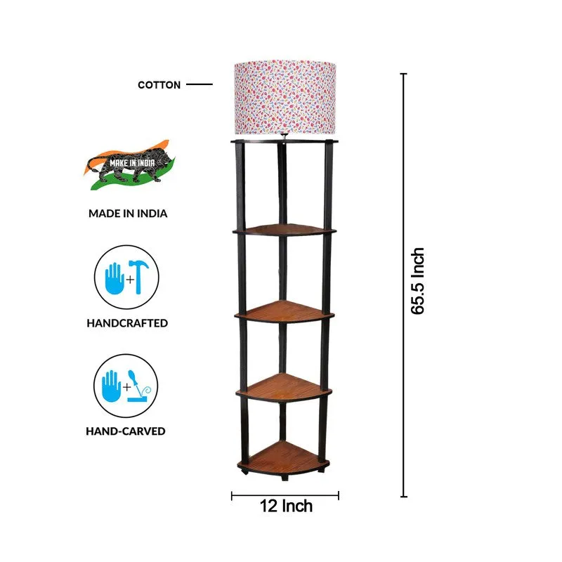 Cylindra Shimmer Floor Lamp media 6