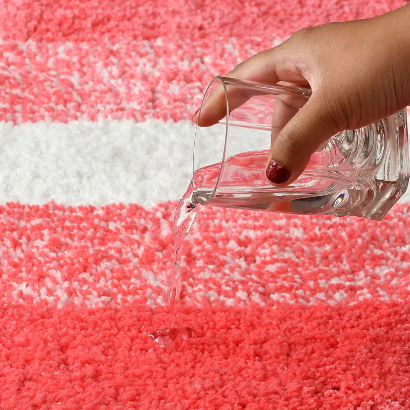 Zyra Cotton Bath Mat - Pink media 5