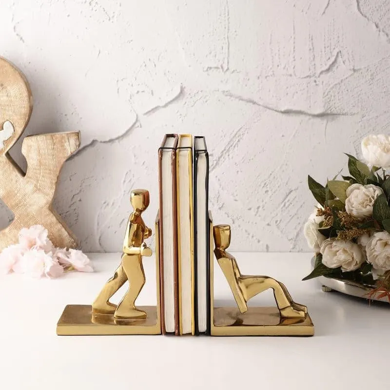 Hard Work Matters Bookend (Gold) - Set Of Two media 1