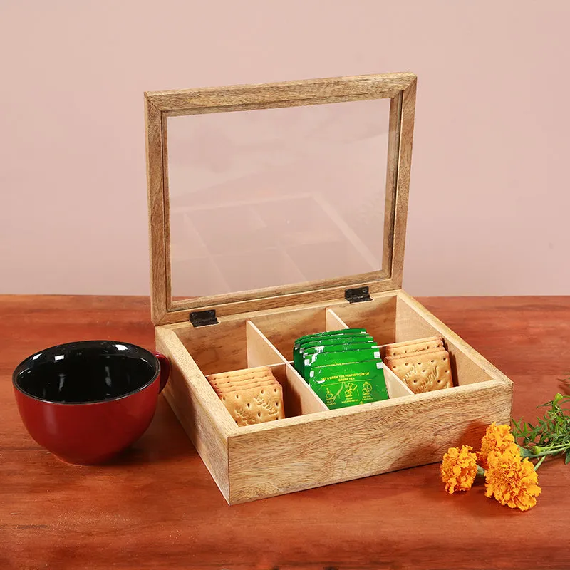 Leaf & Lock Wood Masala Box media 1