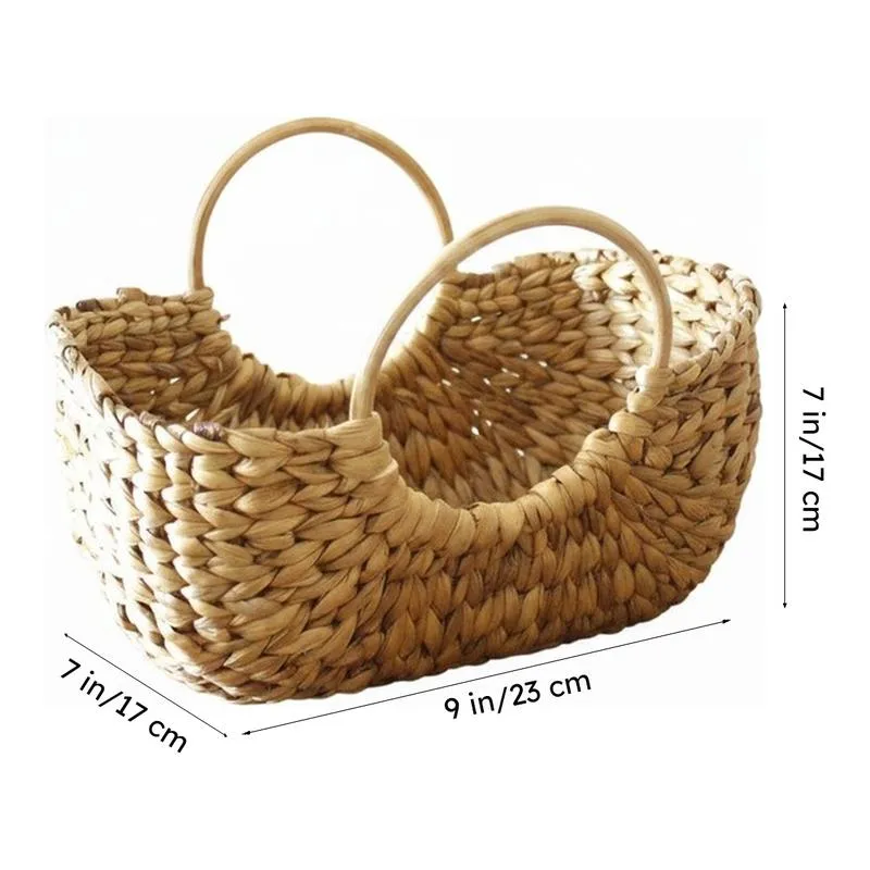 LuxeHarvest Natural Fiber Fruit Basket media 6