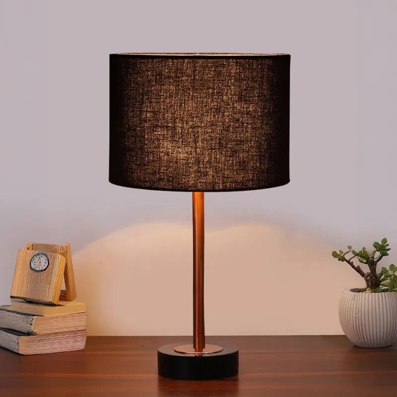 Cotin I Rodin Wooden Table Lamp - Black,Copper media 2
