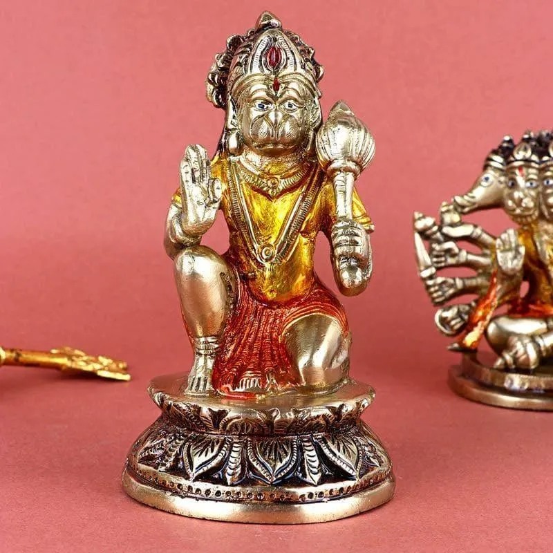 Shri Hanuman Brass Idol media 1