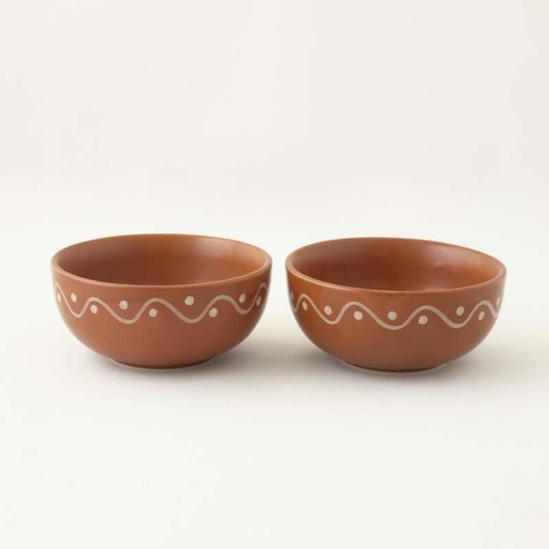 Alpana Ceramic Serving Bowl - Set Of Two media 5