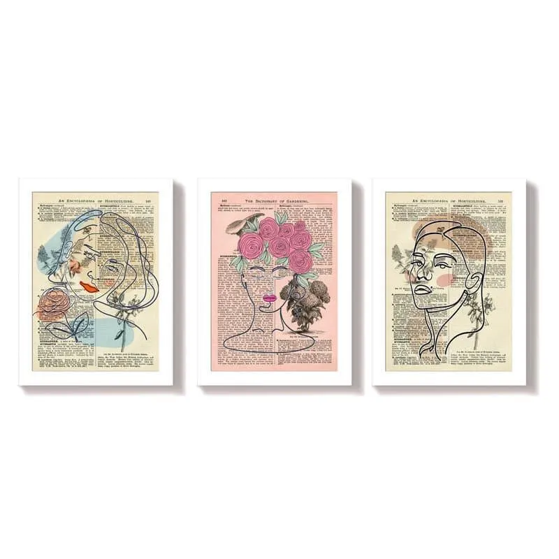 Feminine Bloom Wall Art - Set Of Three media 4