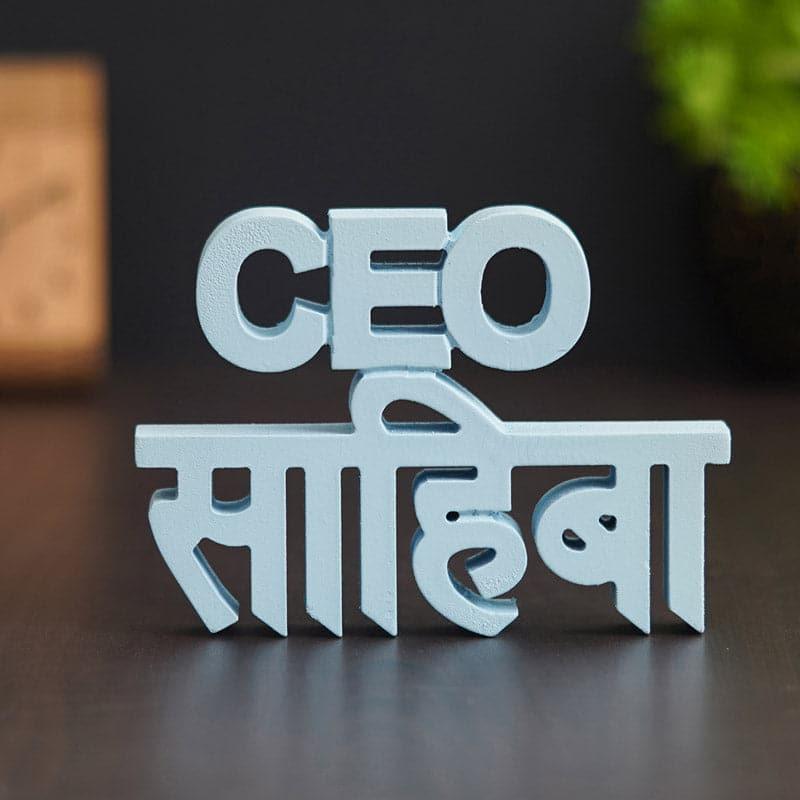CEO Sahiba Typography Showpiece