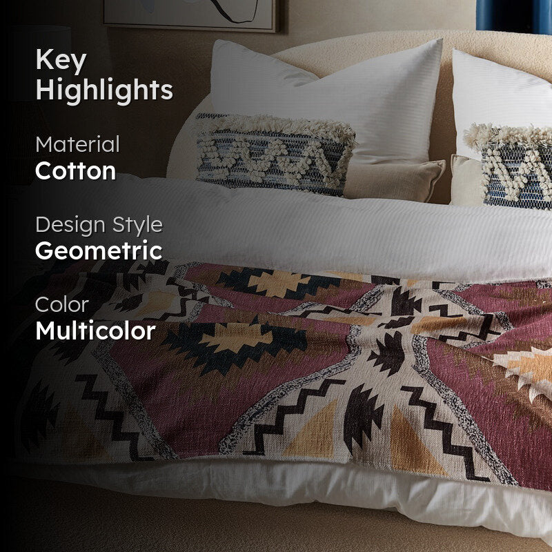 Nomadic Threads Cotton Throw media 2