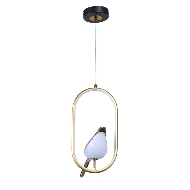 Avian Halo Iron Ceiling Lamp - Oval media 4