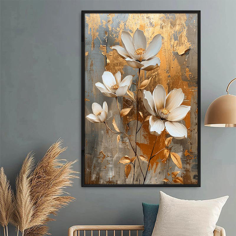 Flora Aurea Wall Painting With Frame