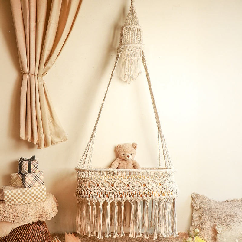 Mystic Macrame Baby Cradle