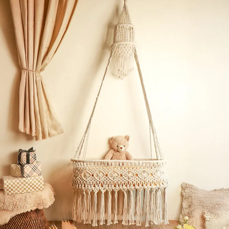 Mystic Macrame Baby Cradle media 1