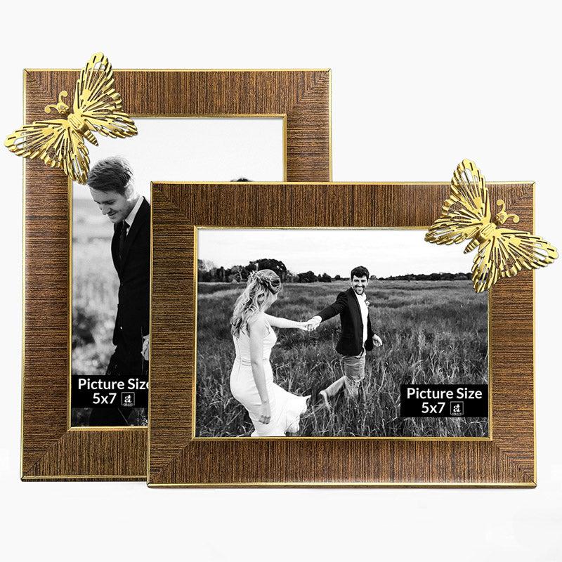 Evangeline Photo Frame (Brown) - Set of Two media 3
