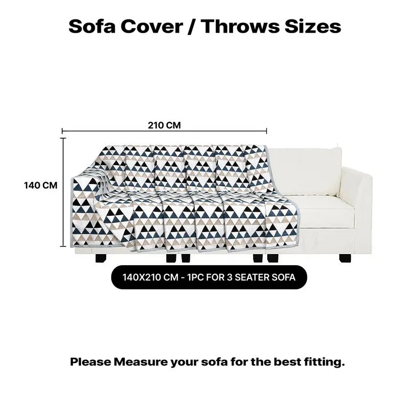 Prism Pattern Throw - White media 6
