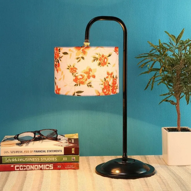 Flynn Floral Arch Fabric Table Lamp media 1