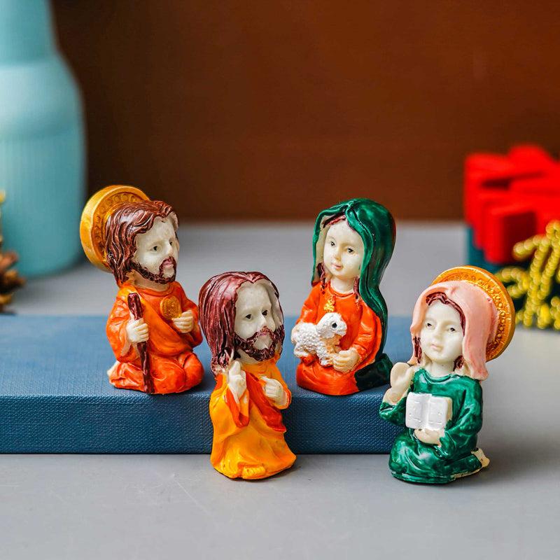Eternal Nativity Resin Figurine - Set Of Four media 6