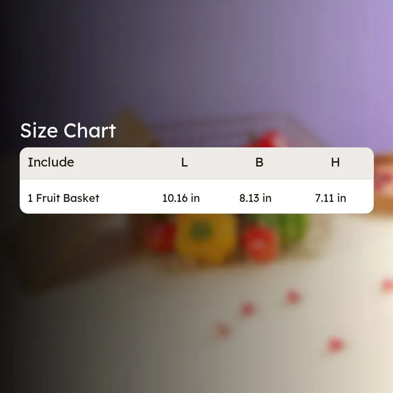 Amaria Gleam Fruit Basket media 5