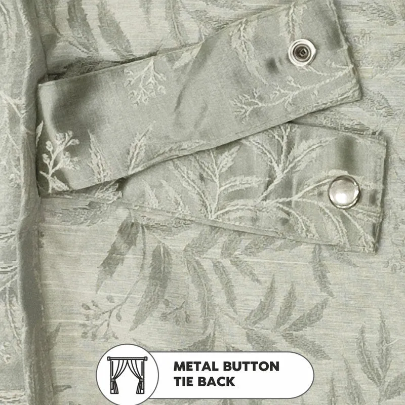 Ivora Solid Curtains - Set Of Two media 3