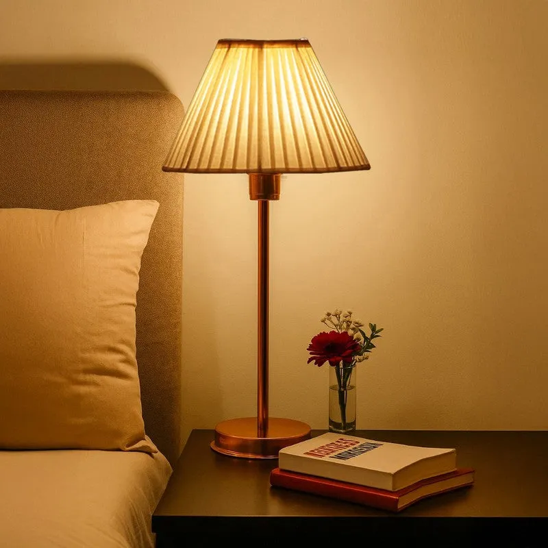 Kavira Leno Metal Table Lamp - OffWhite media 1