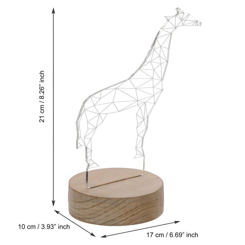 Giraffe Jolly LED Acrylic Table Lamp - Brown media 4