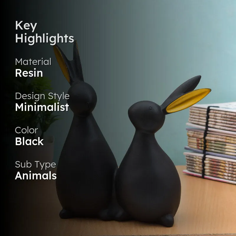 Quirk Bunny Showpiece - Black media 2