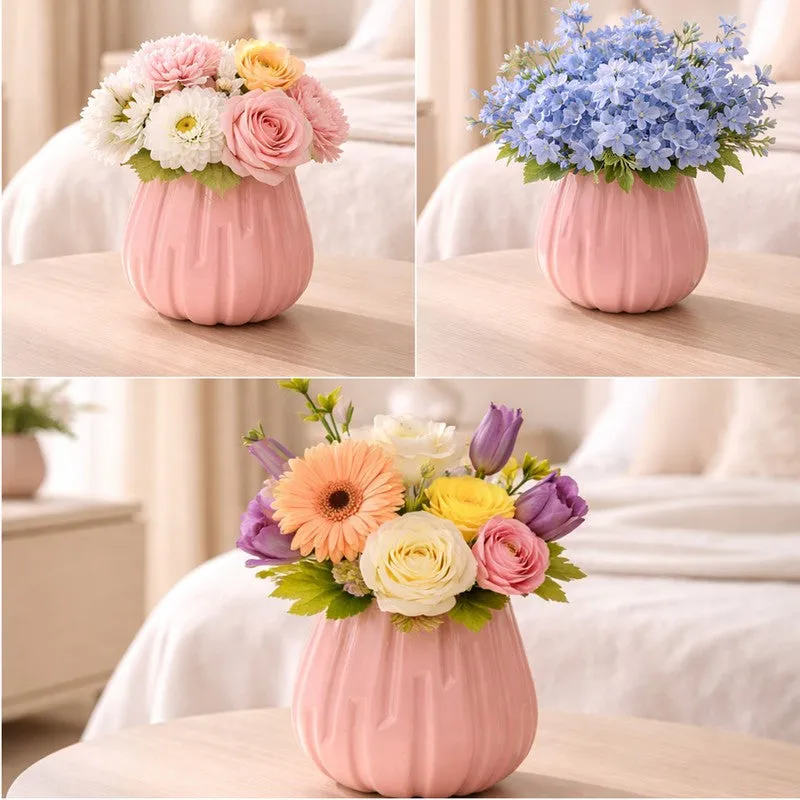 Quirky Pottery Vase - Pink media 7